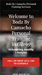 Mobile Screenshot of bodzbycamacho.com